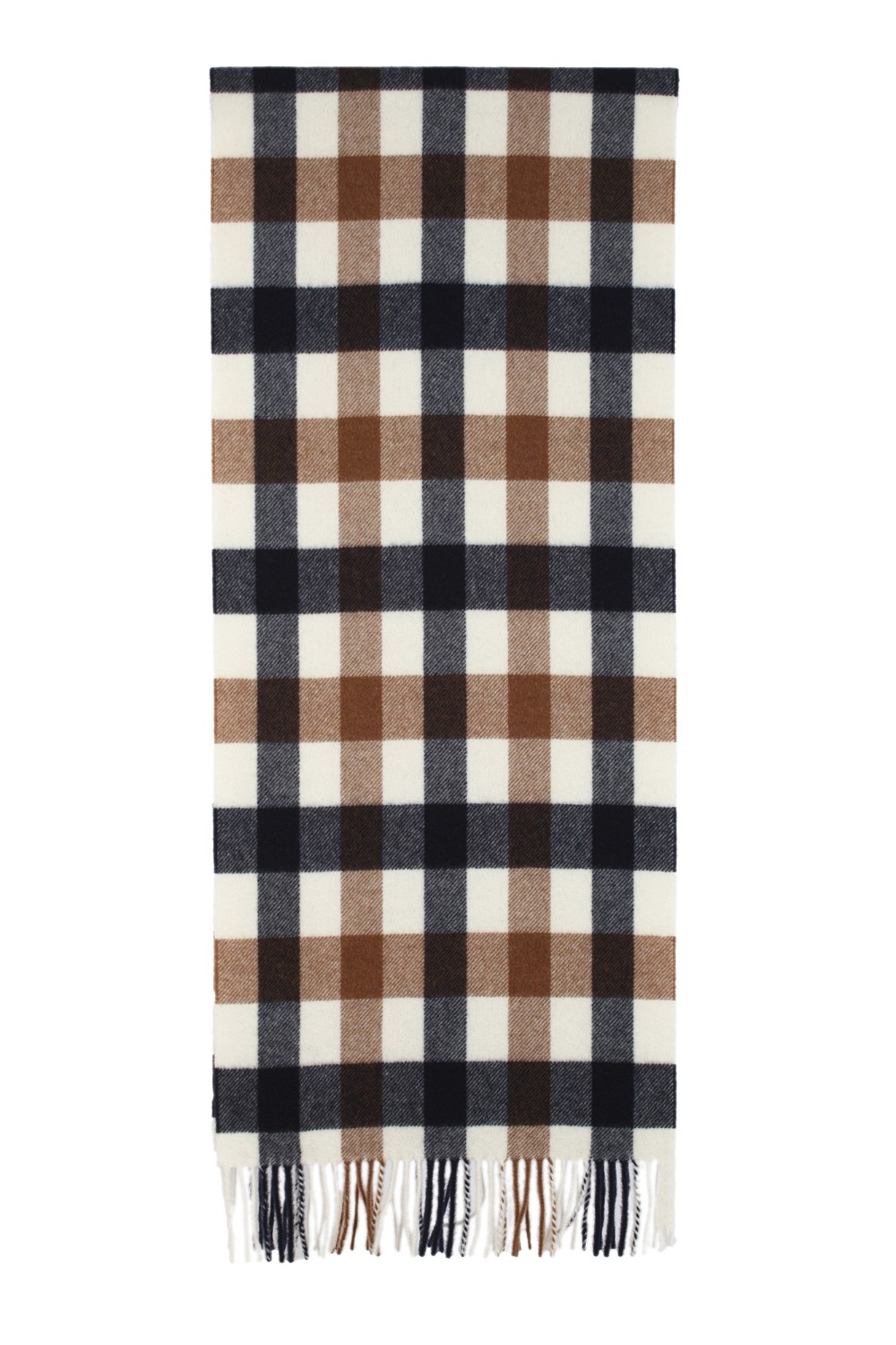 shop AQUASCUTUM  Sciarpa: Aquascutum sciarpa in lana vergine. 
Fantasia a quadri.
Frange.
Dimernsioni: 37x200 cm.
Composizione:  100% lana vergine.
Made in China.. SCARF 37 Q 501W-C3 number 228394